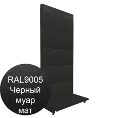 Стеллаж перфорированный муар черный 2250х1000х500мм 