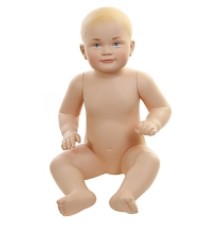 Манекен детский 6-12 месяцев с макияжем (Арт.BABY02)